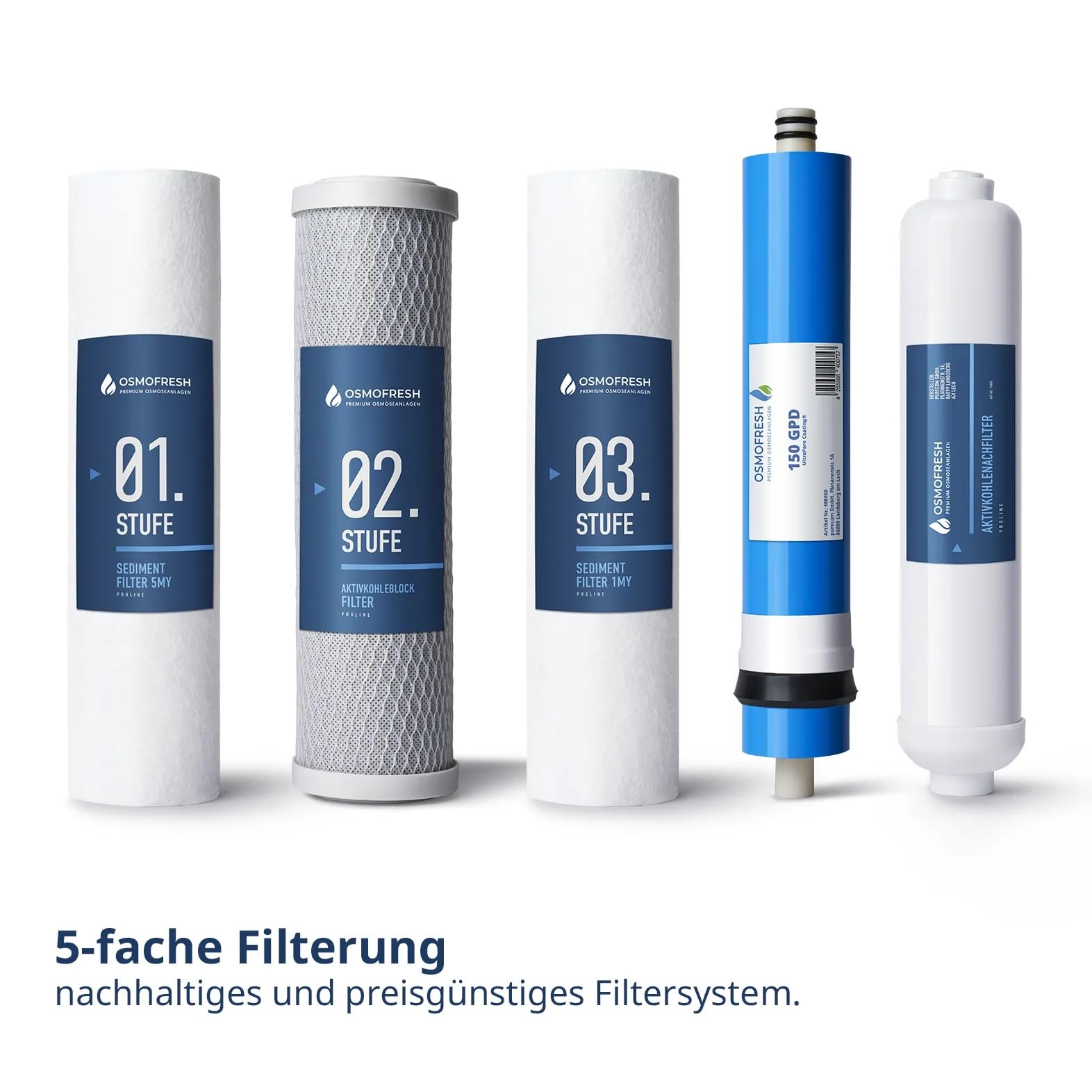 OsmoFresh OSMOSEANLAGEN Proline X3 Osmoseanlage 600 GPD
