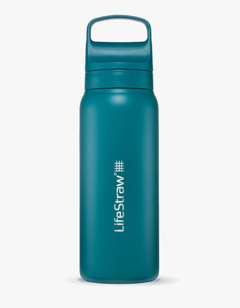 LifeStraw Go Series Edelstahl 24 oz Filterflasche Cactus Green