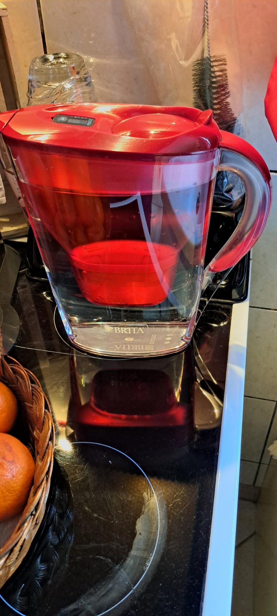 Brita Marella Tischwasserfilter-Kanne mit 1x Pure Performance Chlor-Filter