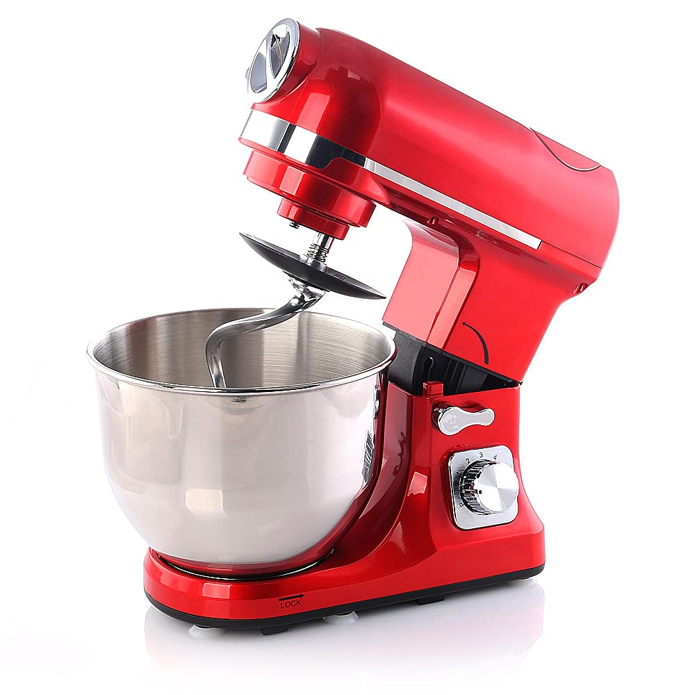 BEM Alex Küchenmaschine rot 5L 1800W mit Fleischwolf