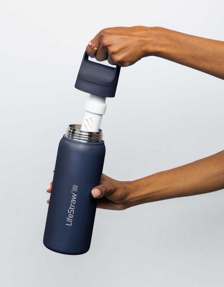 LifeStraw Go Series Edelstahl-Filterflasche 1L Aegean Sea
