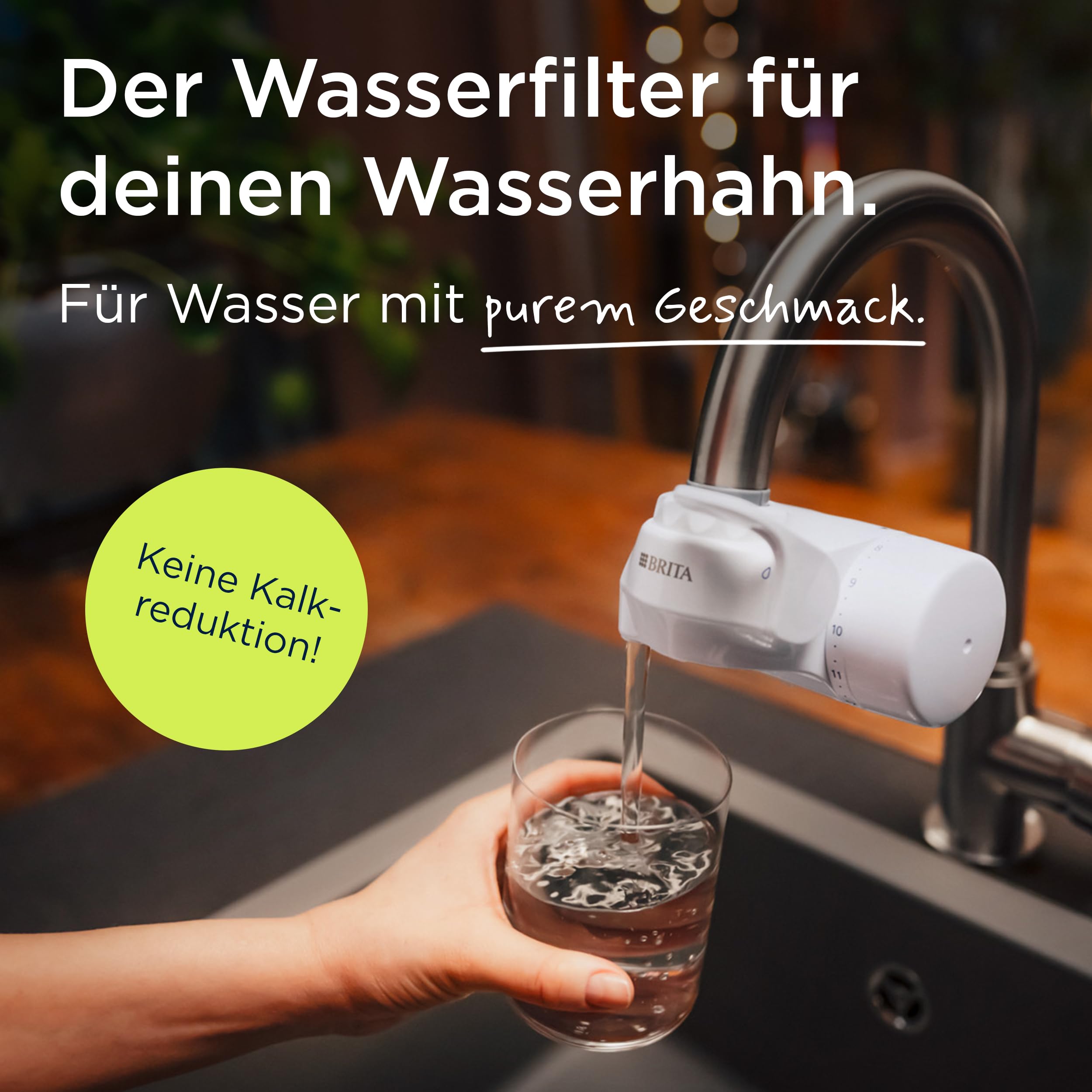 BRITA ON TAP Wasserhahnfilter V Filter 600L Aktivkohle Chlor-Reduktion