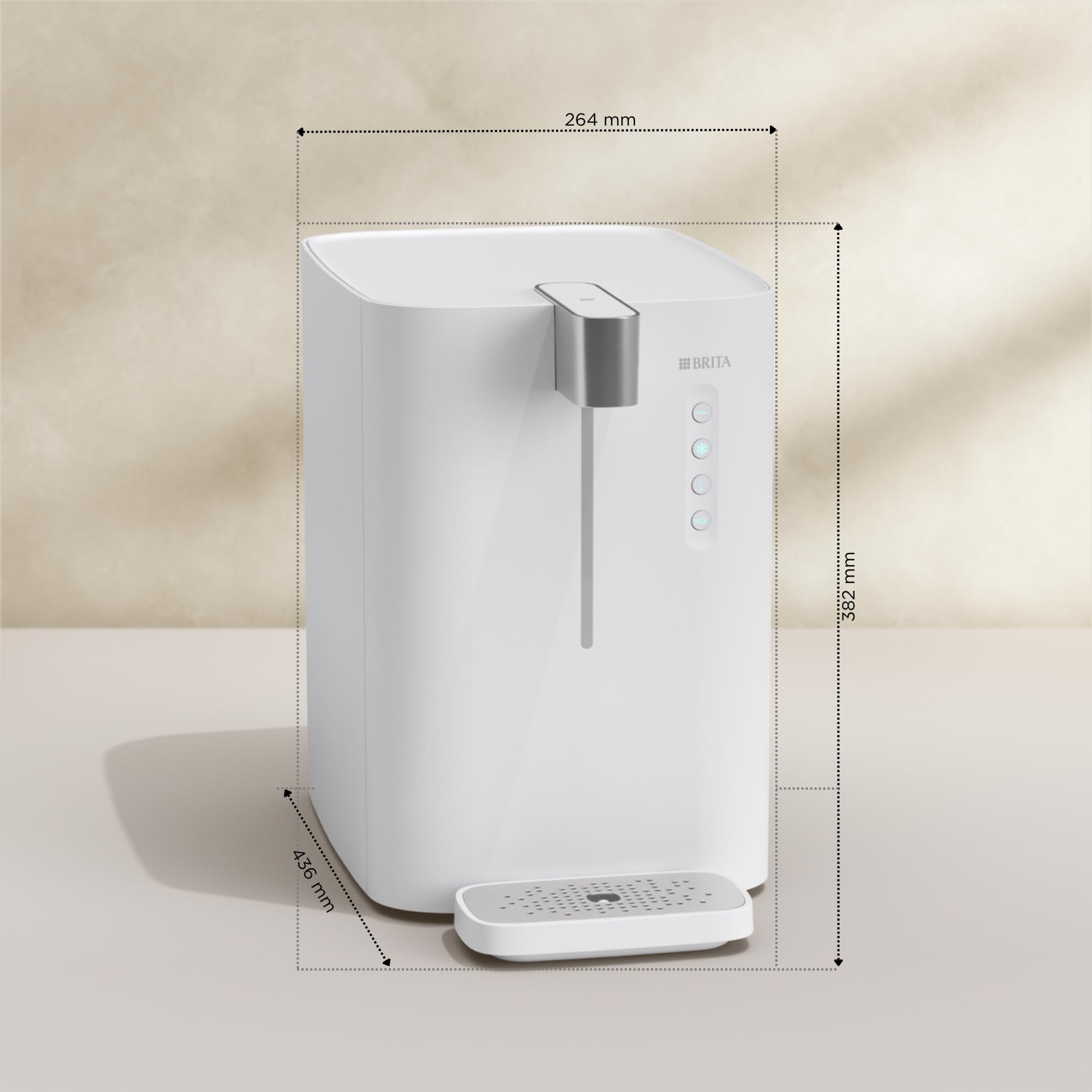 BRITA yource pro top Wasserspender still sprudelnd gekühlt