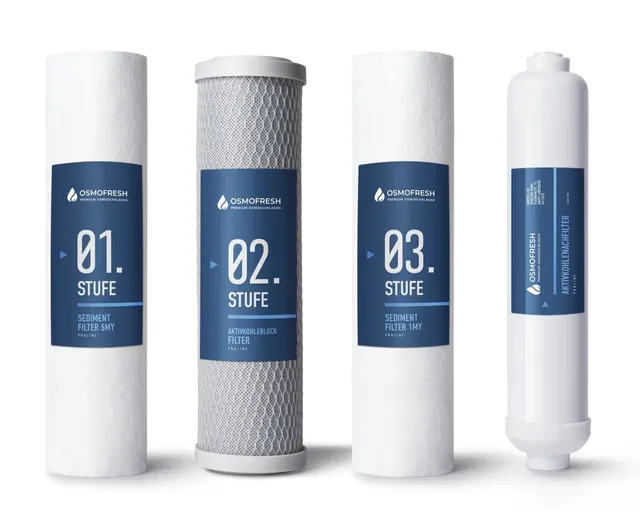 OsmoFresh Proline Filterset 10 Zoll Ersatzfilter 4-teilig