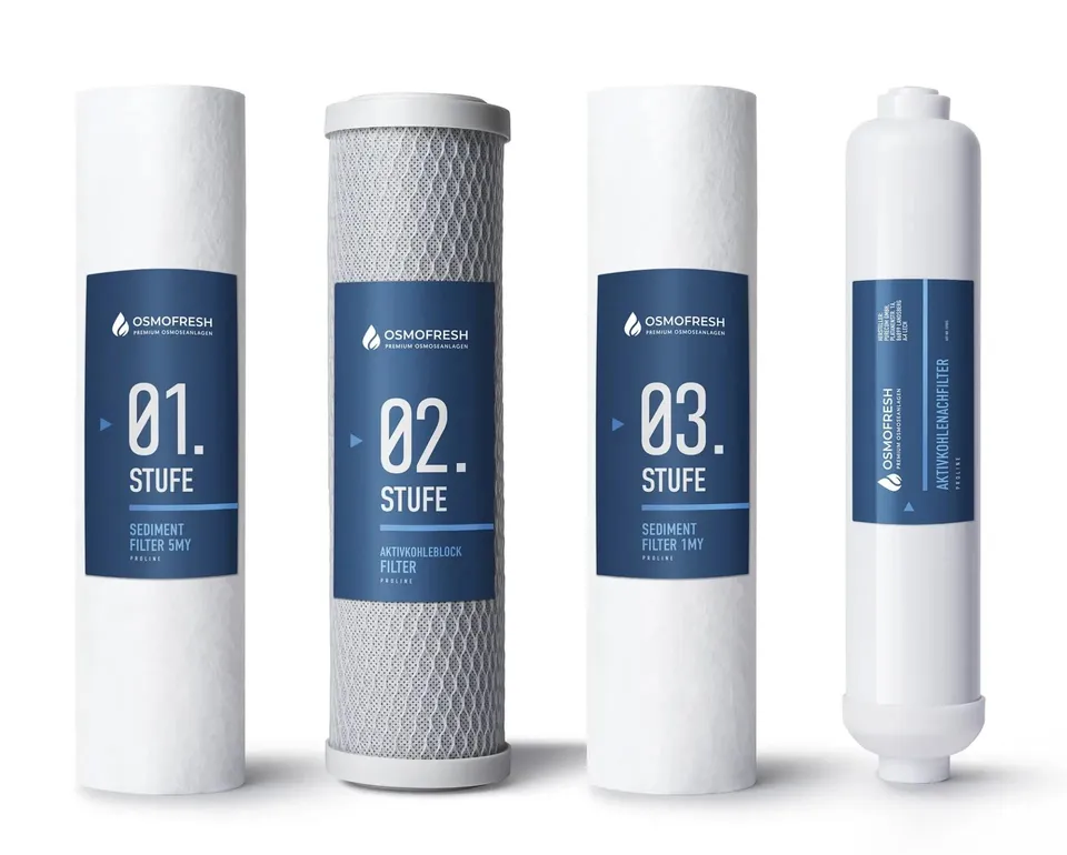 OsmoFresh Proline Filterset 10 Zoll Ersatzfilter 4-teilig