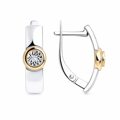 BEM Schmuck Sokolov Ohrringe 925 Silber mit Brillanten