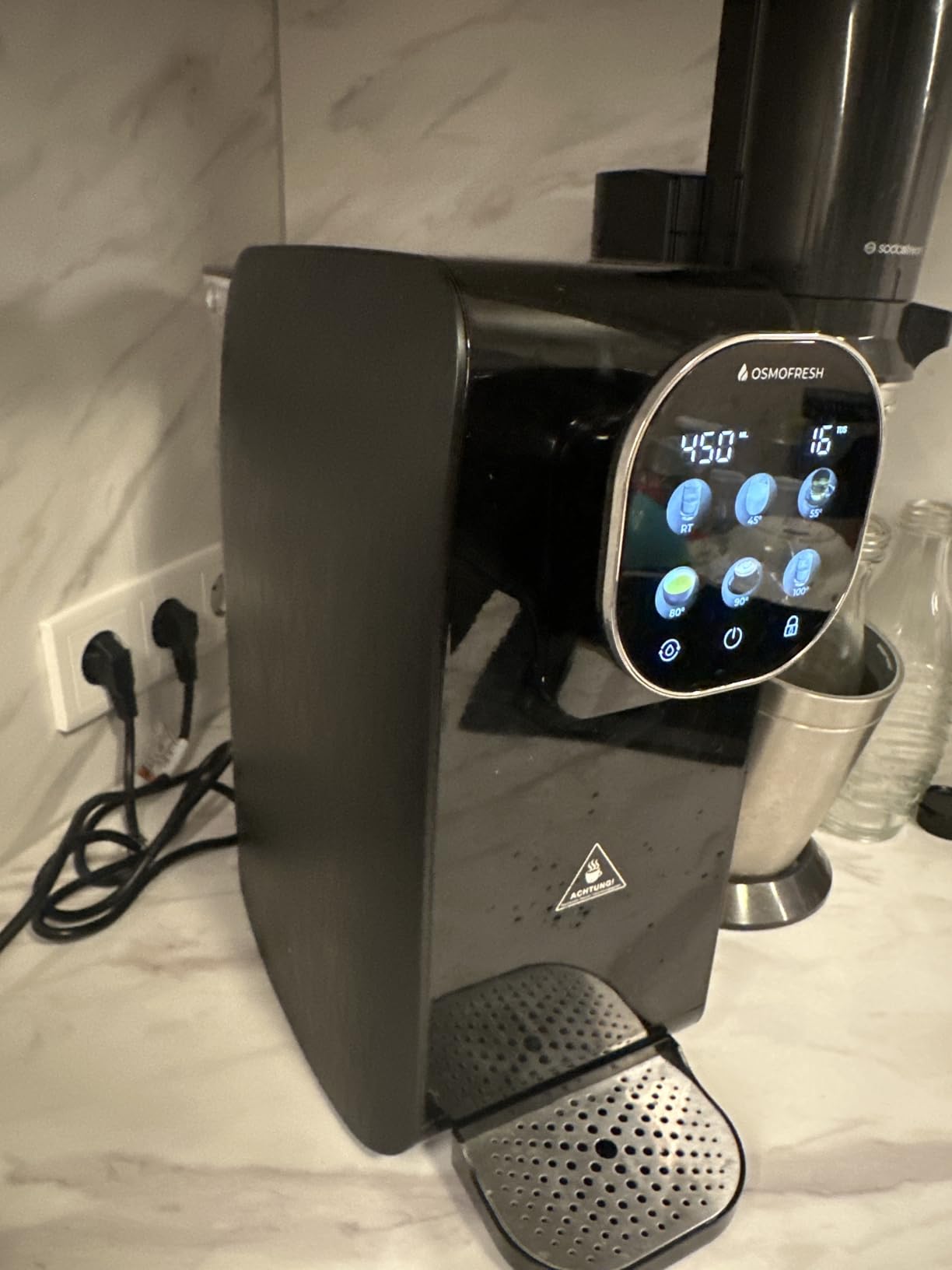 OsmoFresh Quella Pro Osmoseanlage Black UV Heißwasser Mineralien