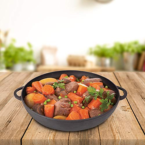 BEM Küche Haushalt Gusseisenpfanne Zharovnja 34 cm Wok