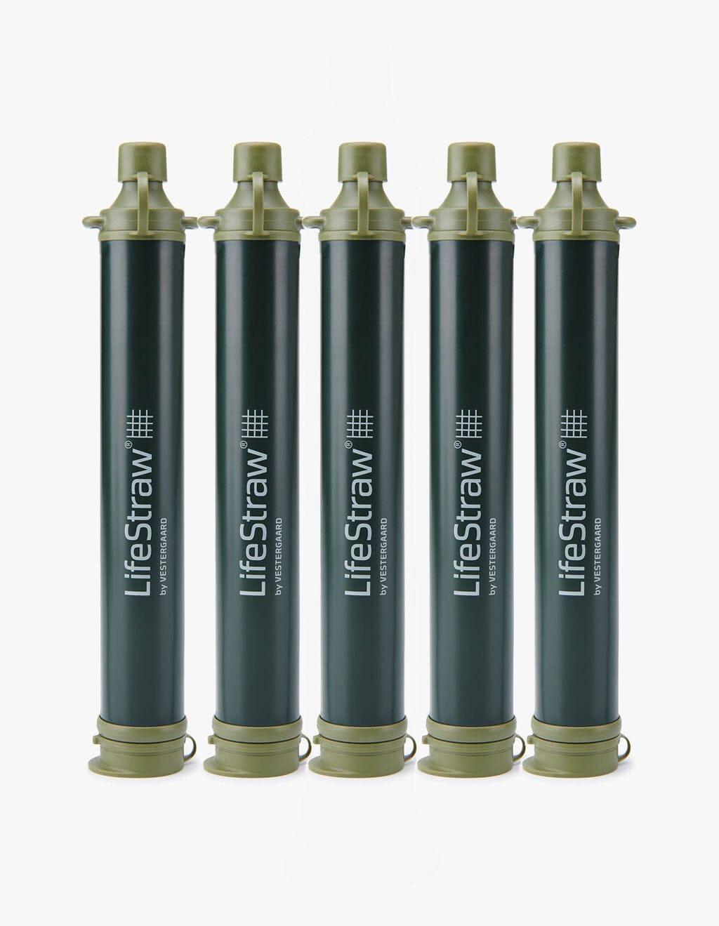 LifeStraw Personal Wasserfilter 5er-Pack Grün Bakterienfilter