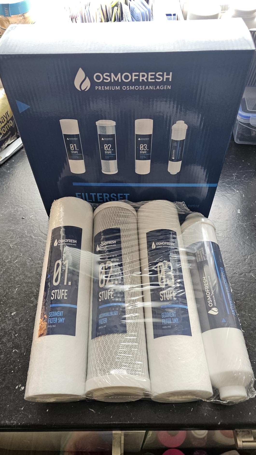 OsmoFresh Proline Filterset 10 Zoll Ersatzfilter 4-teilig