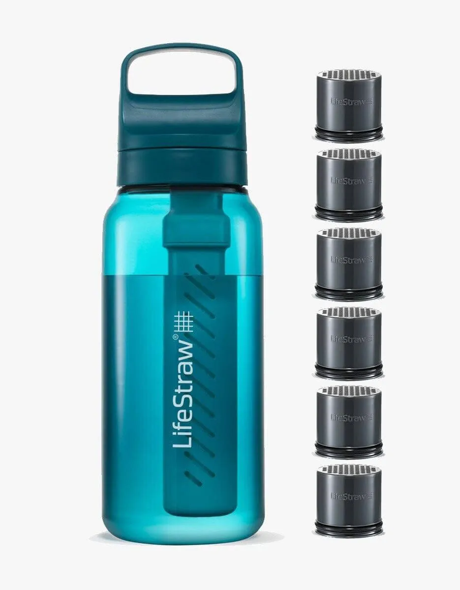 LifeStraw Go Series 1L Filterflasche Starter-Set 1 Jahr