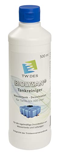 TW-DES BIOLYSAN Tankreiniger 500ml Trinkwasser-Desinfektion Wohnmobil