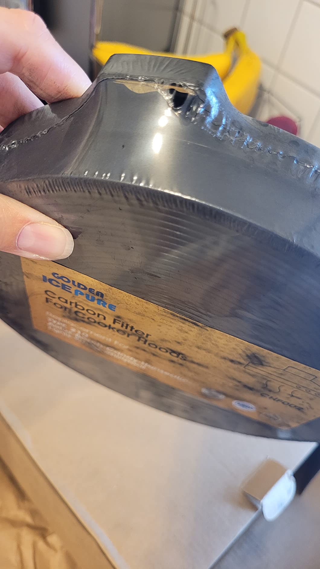 Golden IcePure AK01 Aktivkohlefilter Dunstabzugshaube 4 Stück Geruch