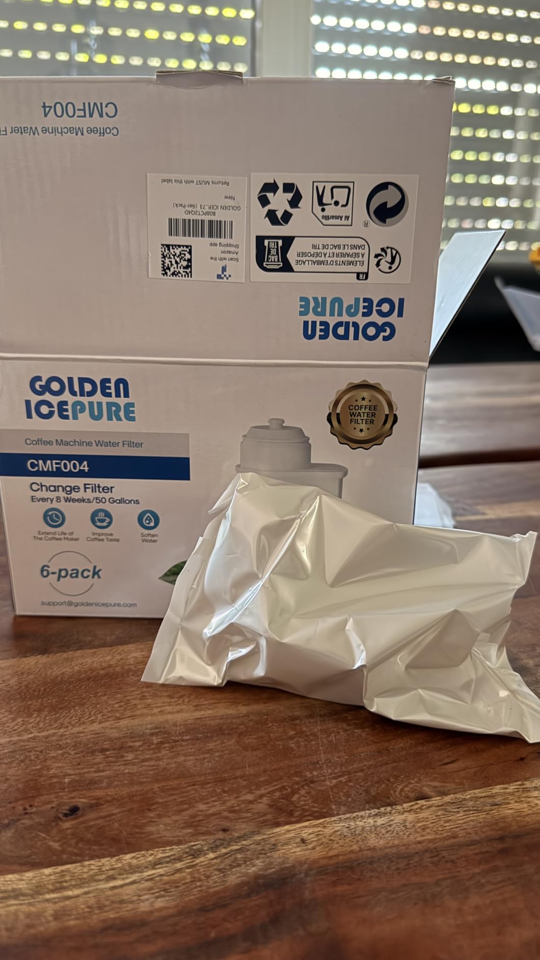 Golden IcePure Coffee Water Filters Siemens EQ 4er Pack