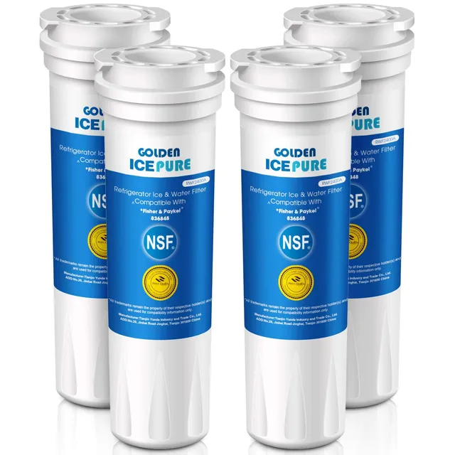Golden IcePure Kühlschrank-Wasserfilter Fisher & Paykel 4er Pack