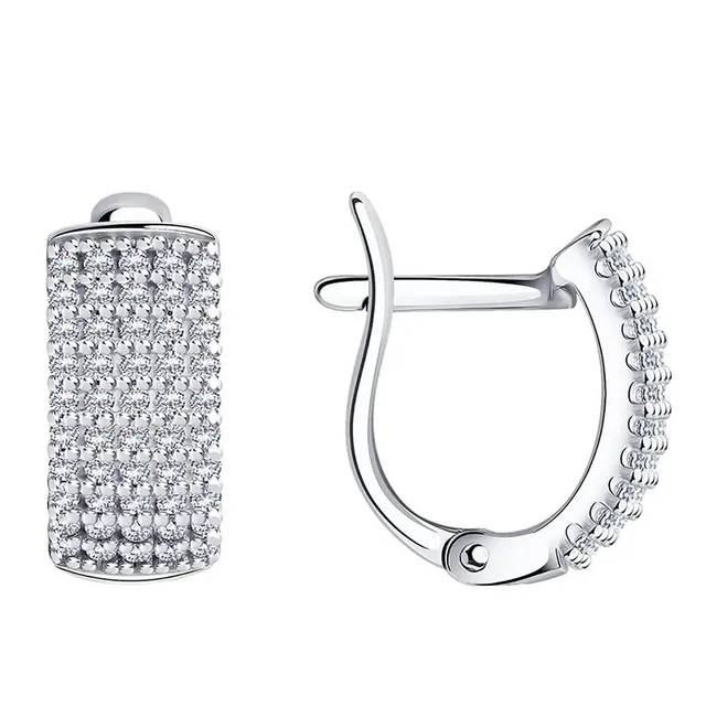 Sokolov Ohrringe 925 Silber mit Zirkonia