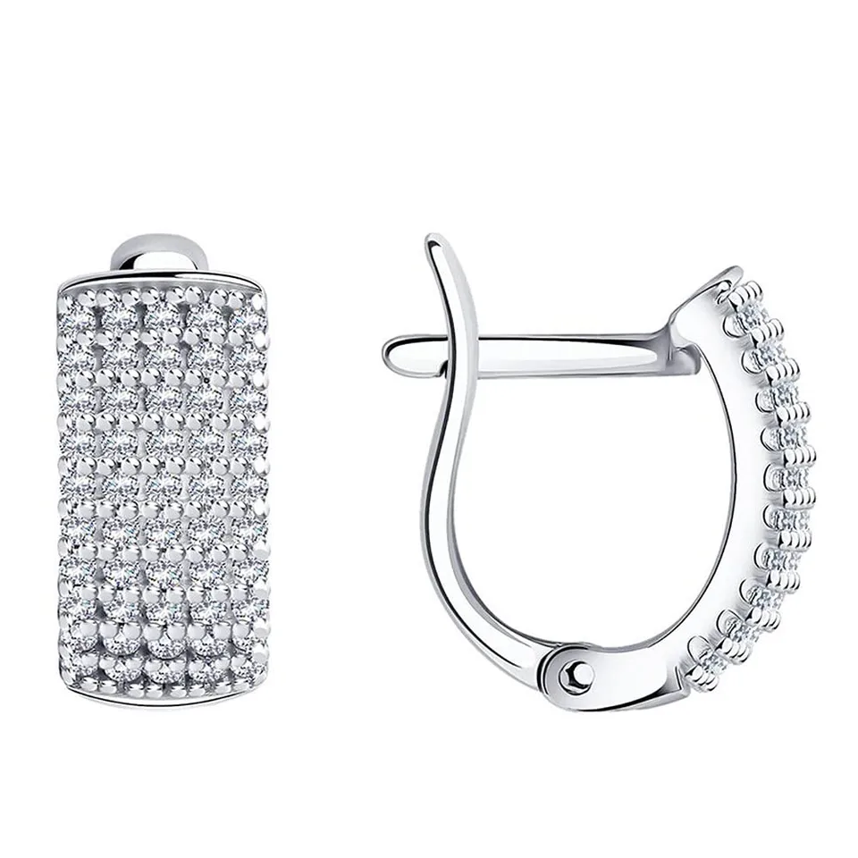 Sokolov Ohrringe 925 Silber mit Zirkonia