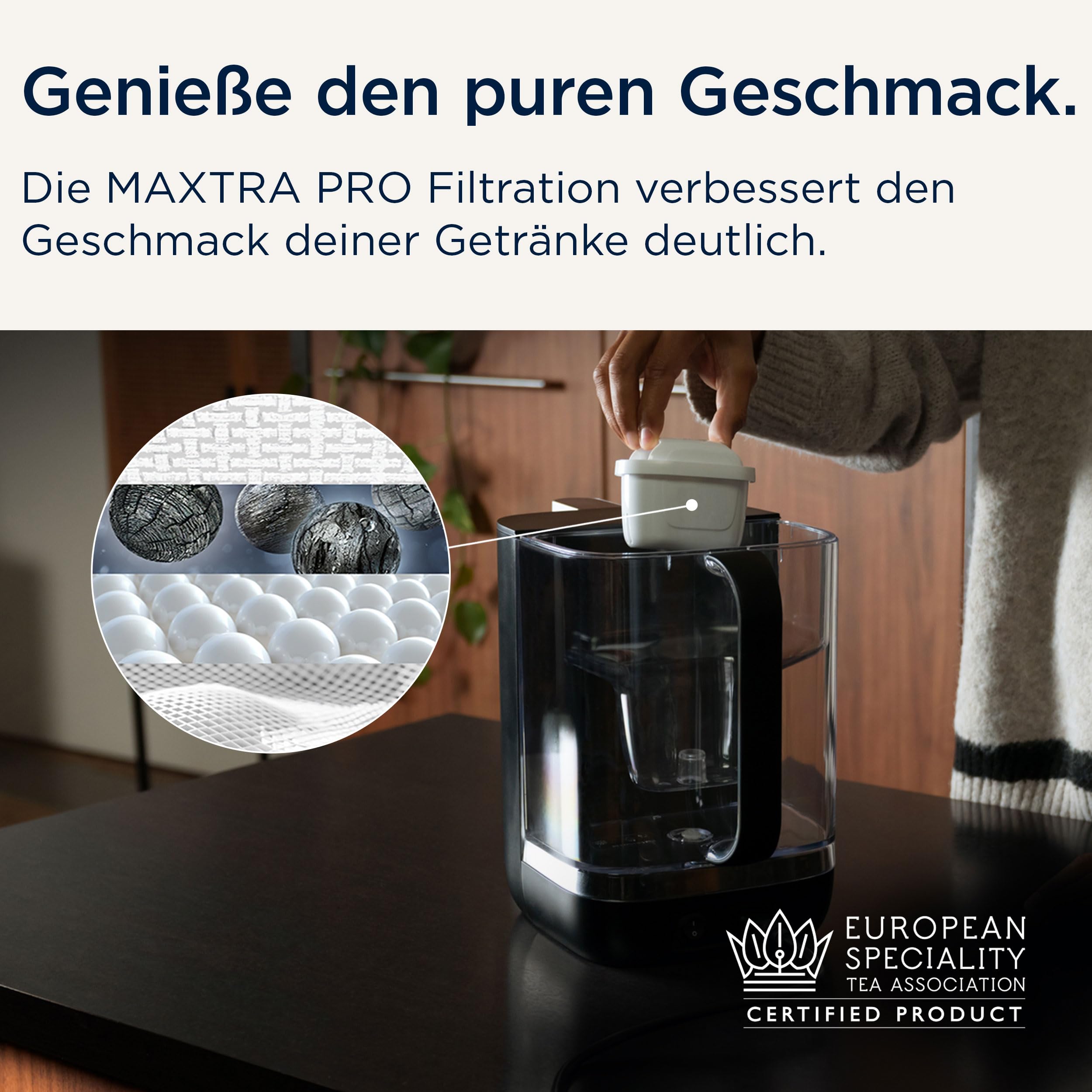 Brita Professional Wasserspender Yource mini 4L schwarz UV-C