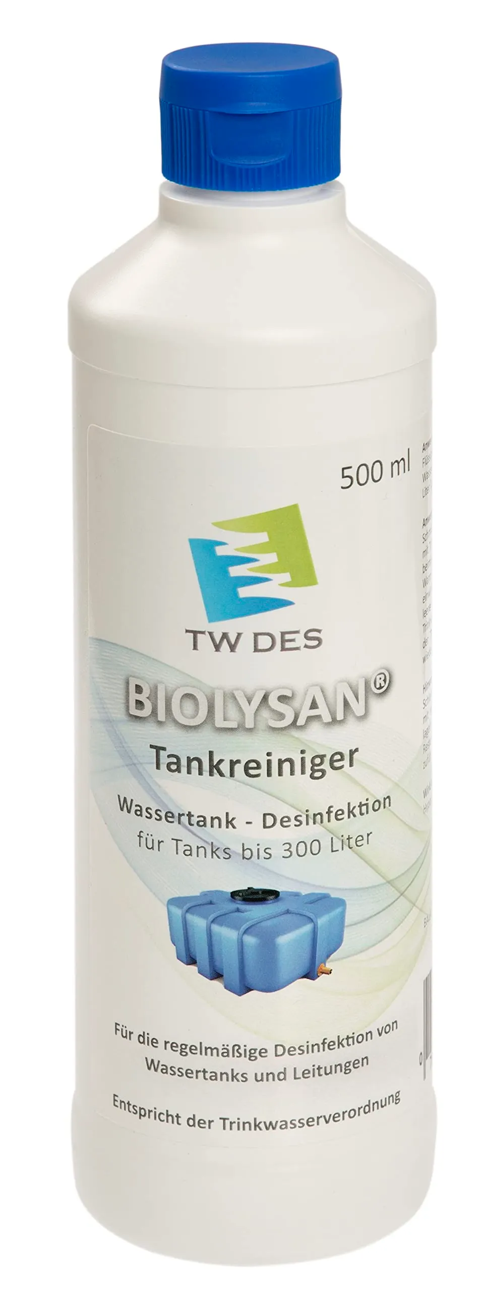 TW-DES BIOLYSAN Tankreiniger 500ml Trinkwasser-Desinfektion Wohnmobil