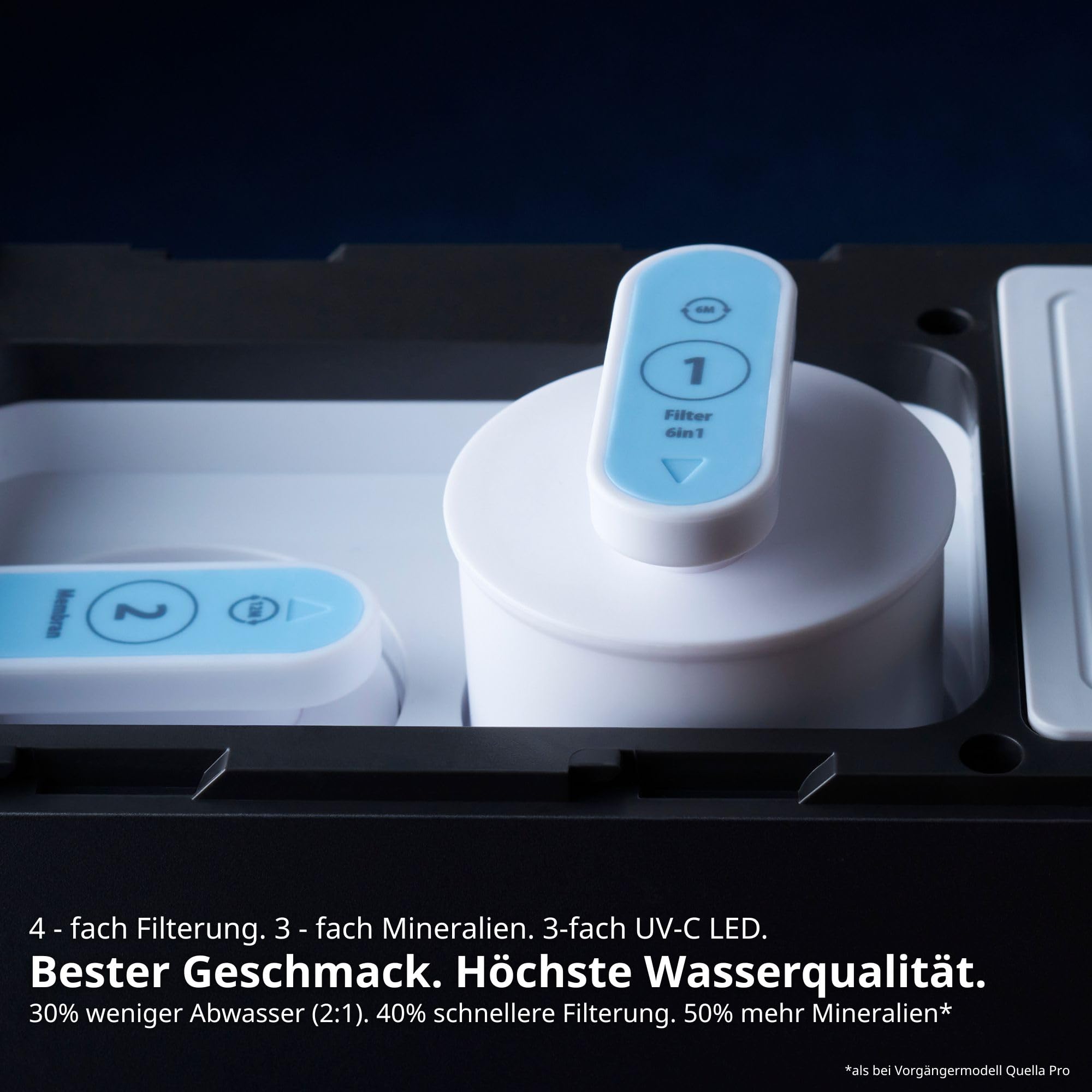 OsmoFresh Fusion Stream Osmoseanlage Auftisch Heißwasser UV