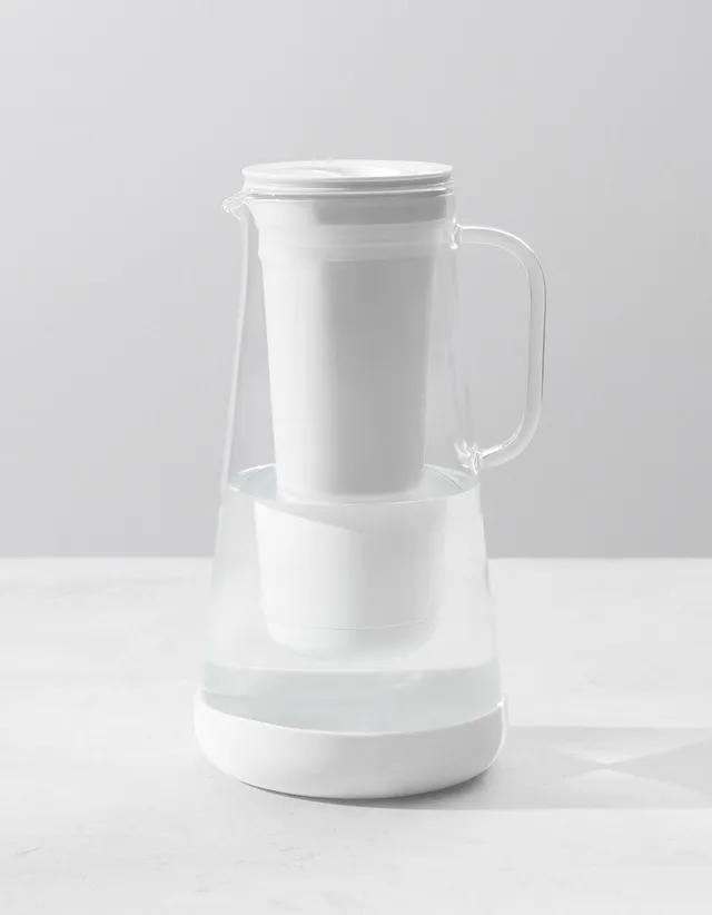 LifeStraw Home 7-Cup Glass Filterkanne White mit Bakterienfilter