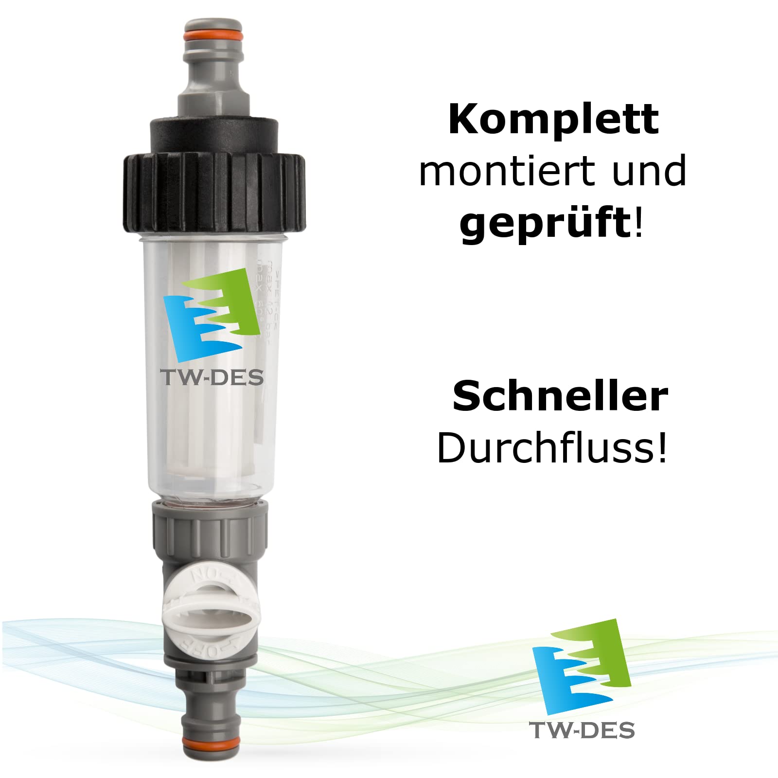 TW-DES Economy Hygieneset Befüllfilter BIOLYSAN 60l Tank