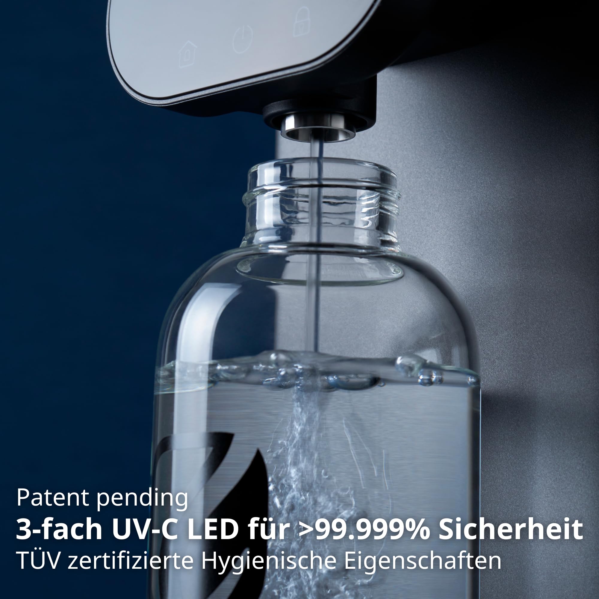 OsmoFresh Fusion Air Auftisch-Osmoseanlage 4,7L mit Heißwasser