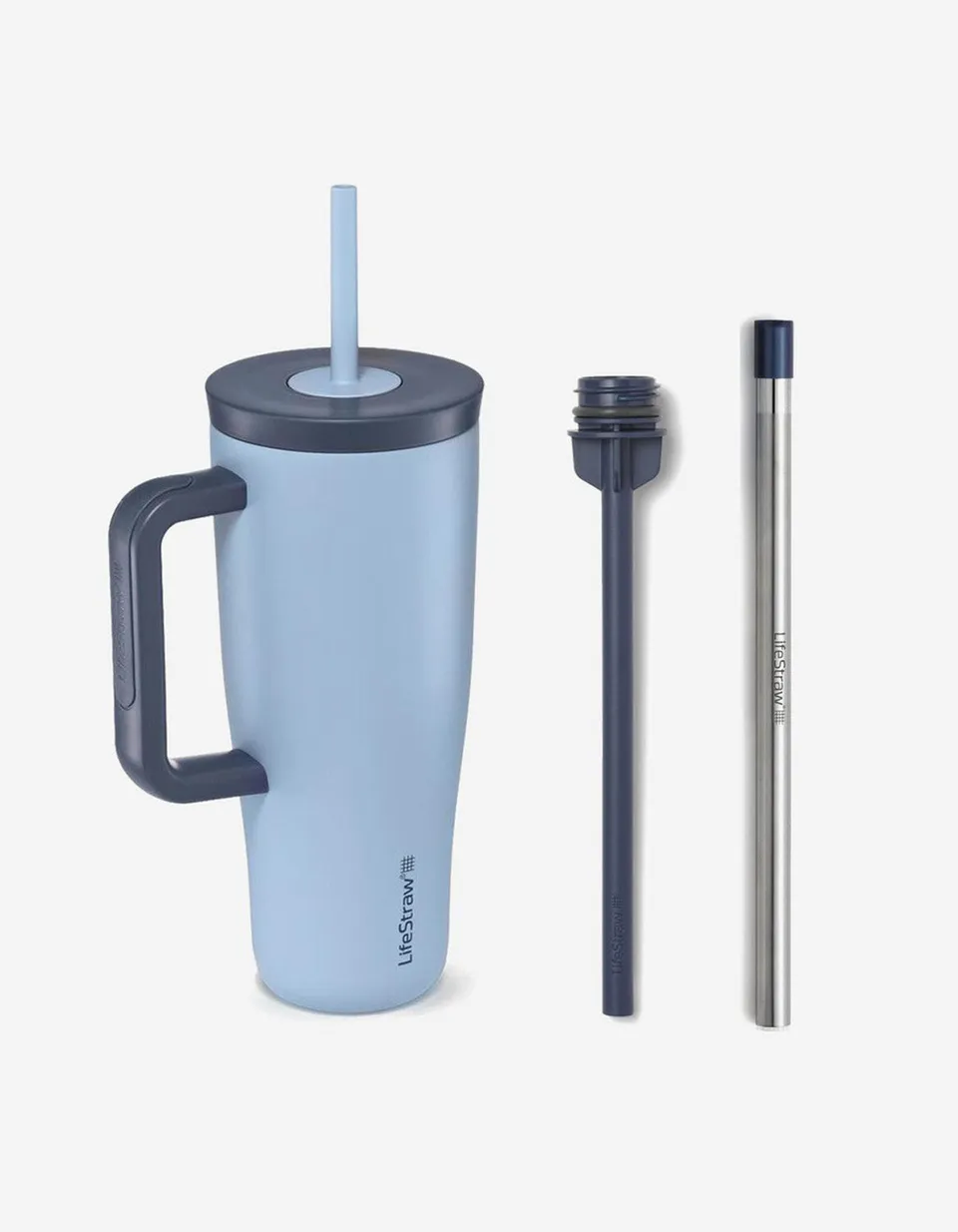 LifeStraw Study Buddy Bundle Tumbler 24 oz + Sip Strohhalm