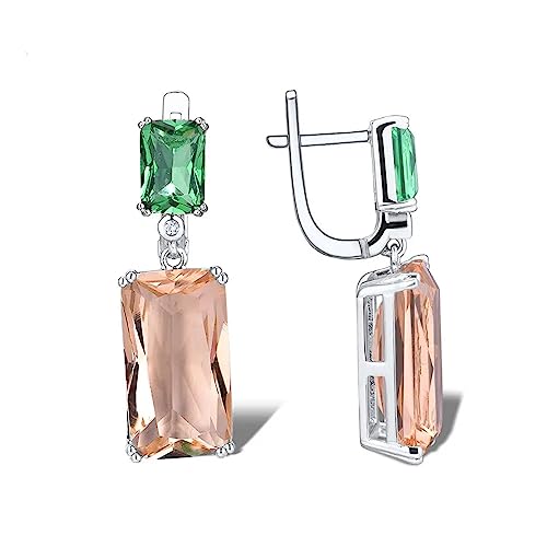 Sokolov Ohrringe 925 Silber Ohrstecker Zirkonia Kristall
