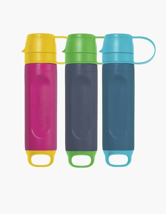 LifeStraw Peak Solo Wasserfilter Strohhalm 3er Bundle