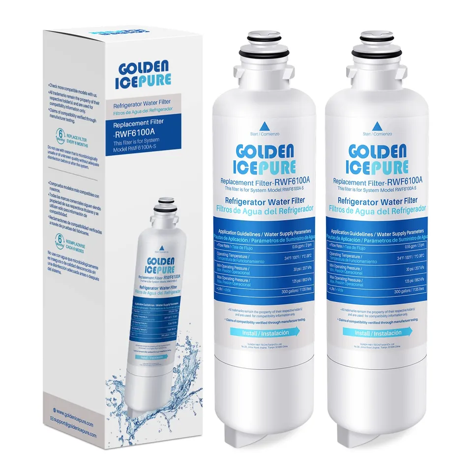 Golden IcePure RWF6100A Kühlschrankfilter 2er Pack