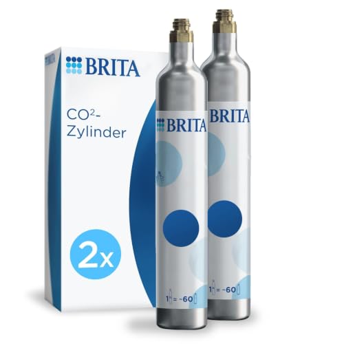 BRITA Universal CO2-Zylinder Wassersprudler 2er Pack 60 Liter