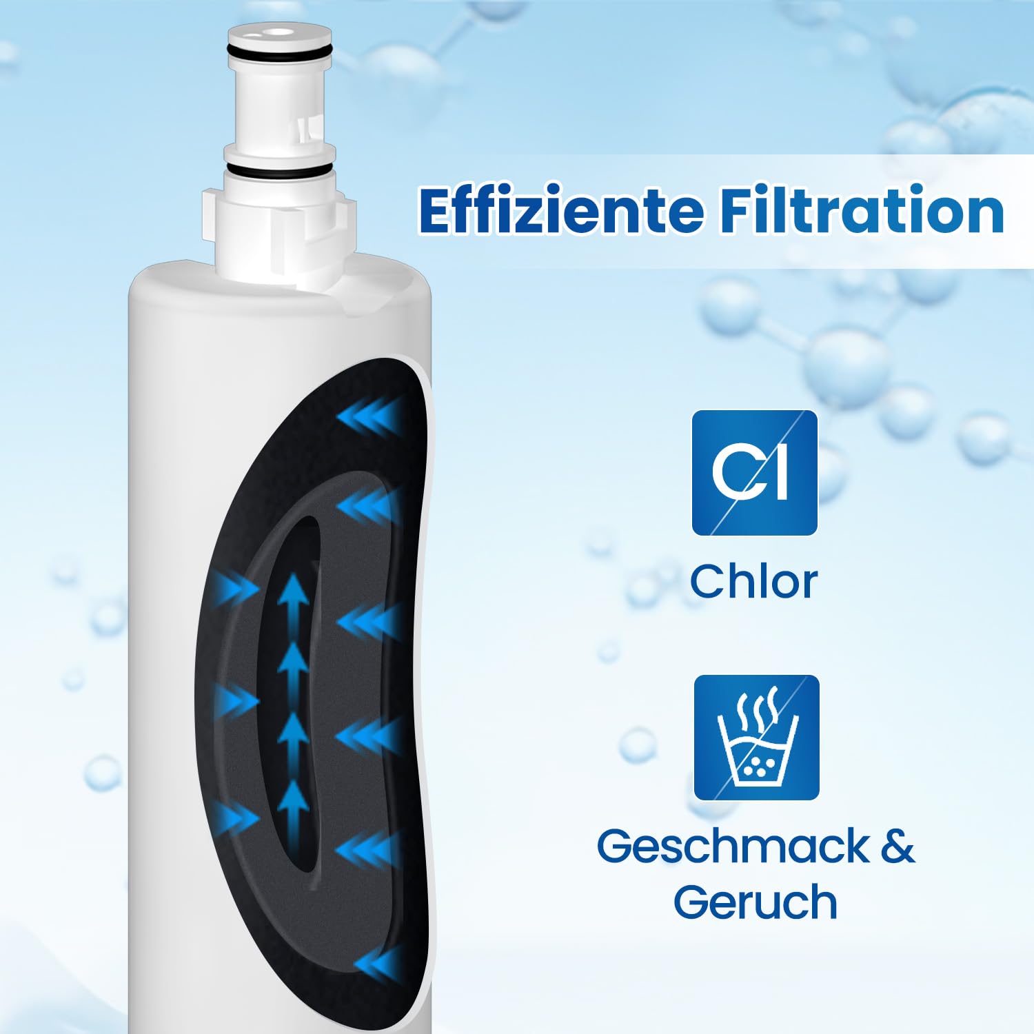 Golden IcePure Kühlschrank-Wasserfilter 4396508 2er Pack
