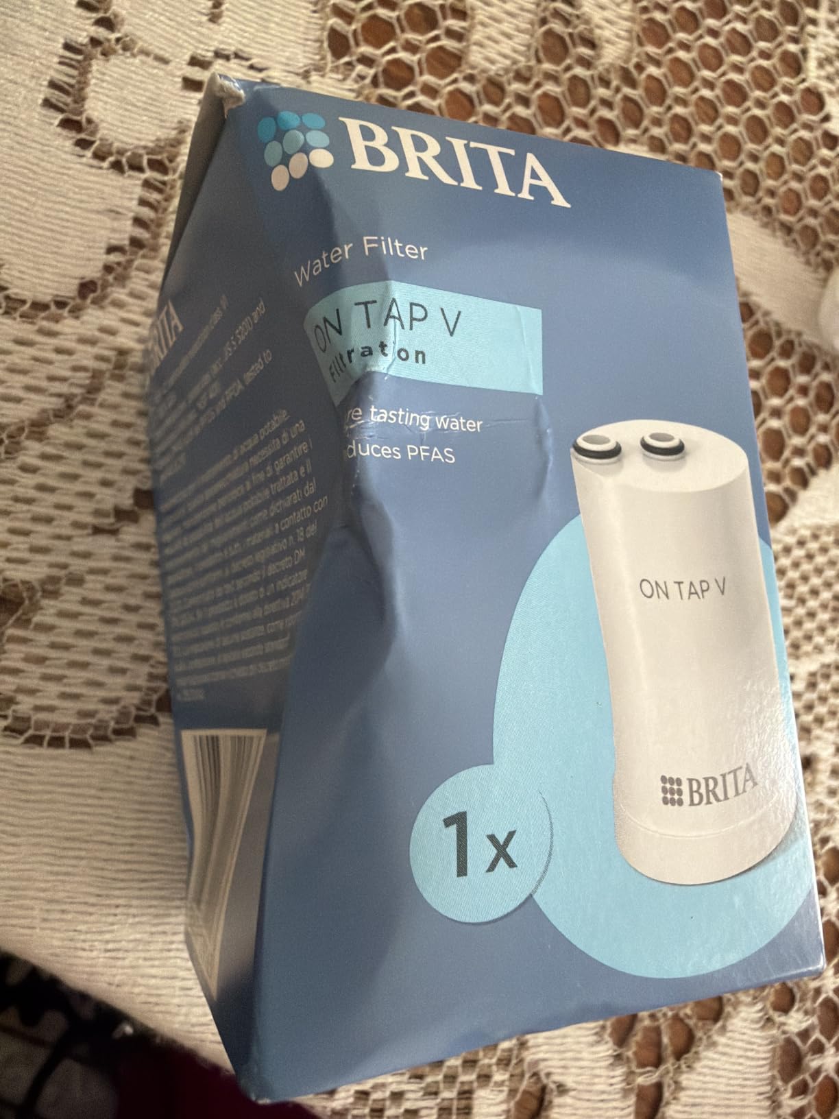Brita ON TAP V Wasserhahn-Filter Ersatzfilter 1 Stück Chlor-Schutz