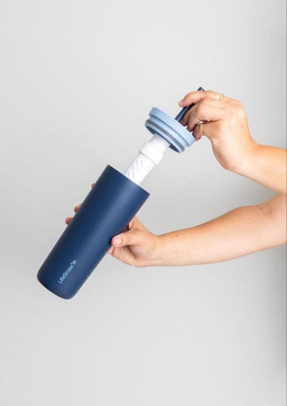 LifeStraw Go Series Tumbler Trinkbecher 2er-Pack Apricot Cactus