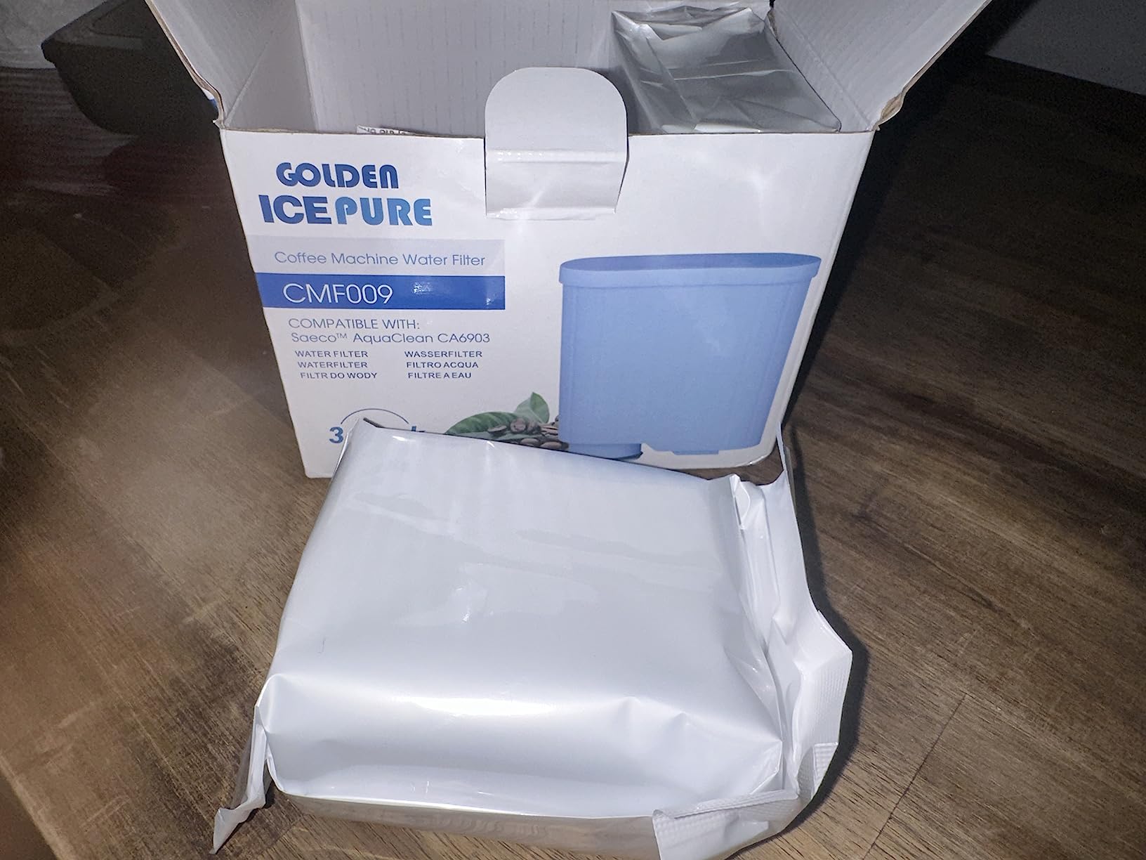 Golden IcePure Coffee Wasserfilter Philips AquaClean 3 Stück Kalkschutz